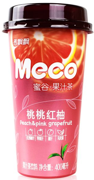 香飘飘 MECO 果汁茶【桃桃红柚味】400ml